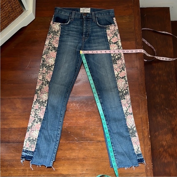 NWOT Current/Elliott The Uneven Seamed Original in First Love Mixed Floral - Picture 10 of 13